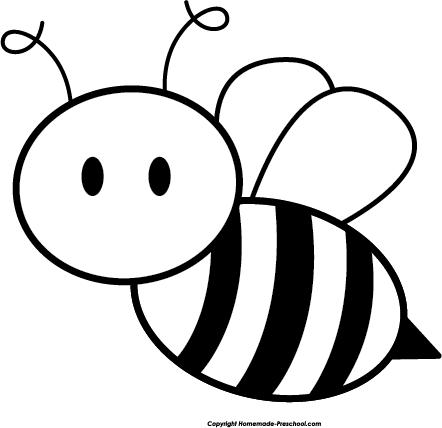 Free Cartoon Bee Illustration for Kids’ Activities & Educational Resources
