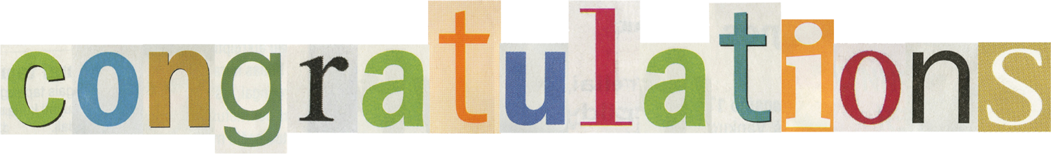 Congratulations Banner - Festive Typographic Design for Celebrations