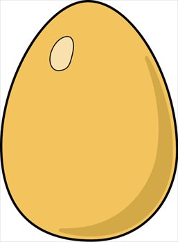 Golden Egg Illustration - Free Clipart for Easter, Design & Education