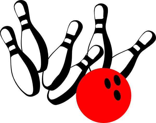 Bowling Game Illustration - Fun, Classic Pin-Striking Scene