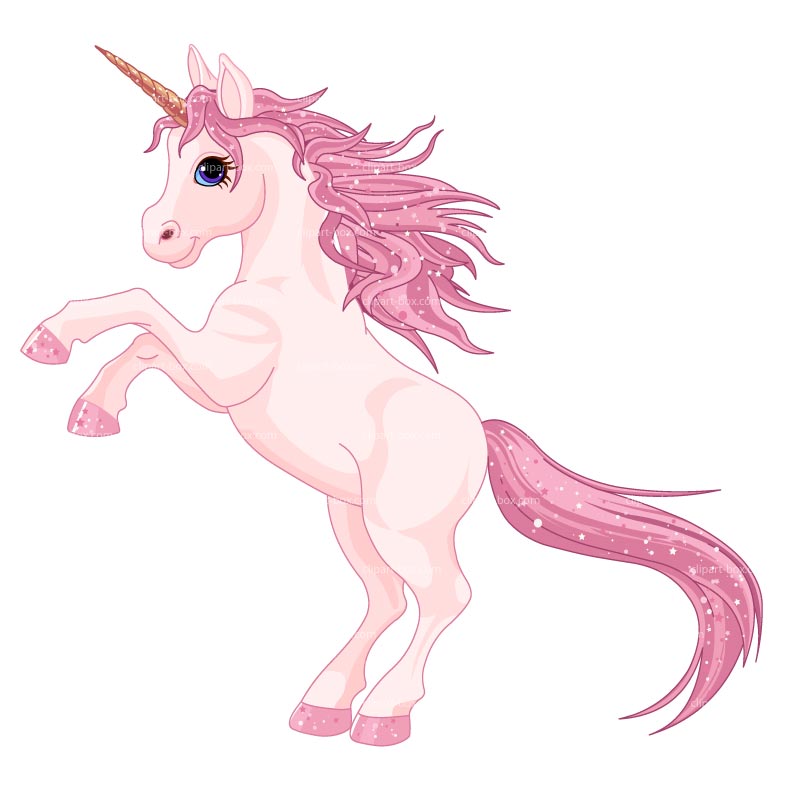 Cute Pink Unicorn Illustration - Free Clipart for Kids & Design Projects