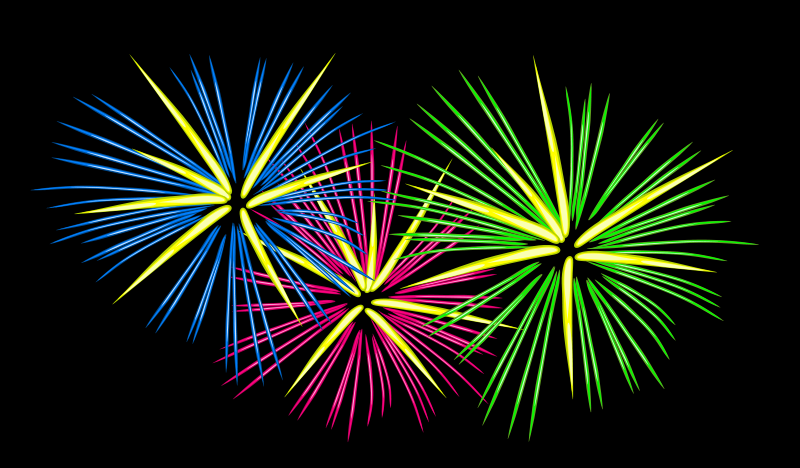 Free clip art of new year fireworks clipart 8 happy - Clipart Library ...