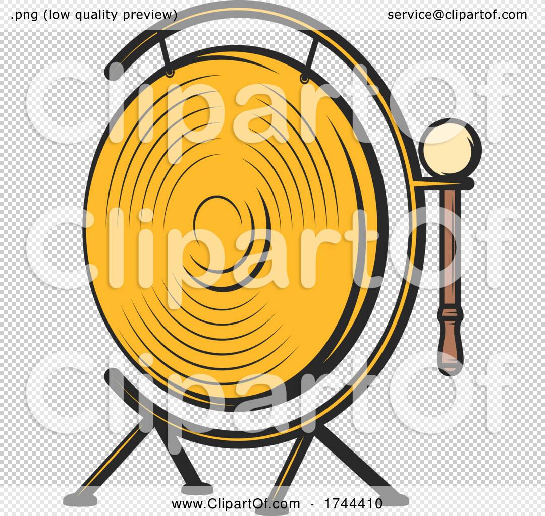 Gong Icon Vector Isolated On White Background, Gong Transparent - Clip ...