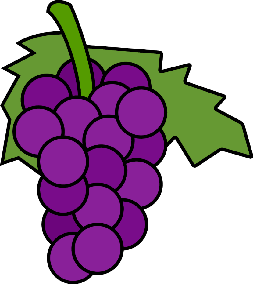 Purple Grapes Illustration - Free Clipart for Food & Agriculture Content