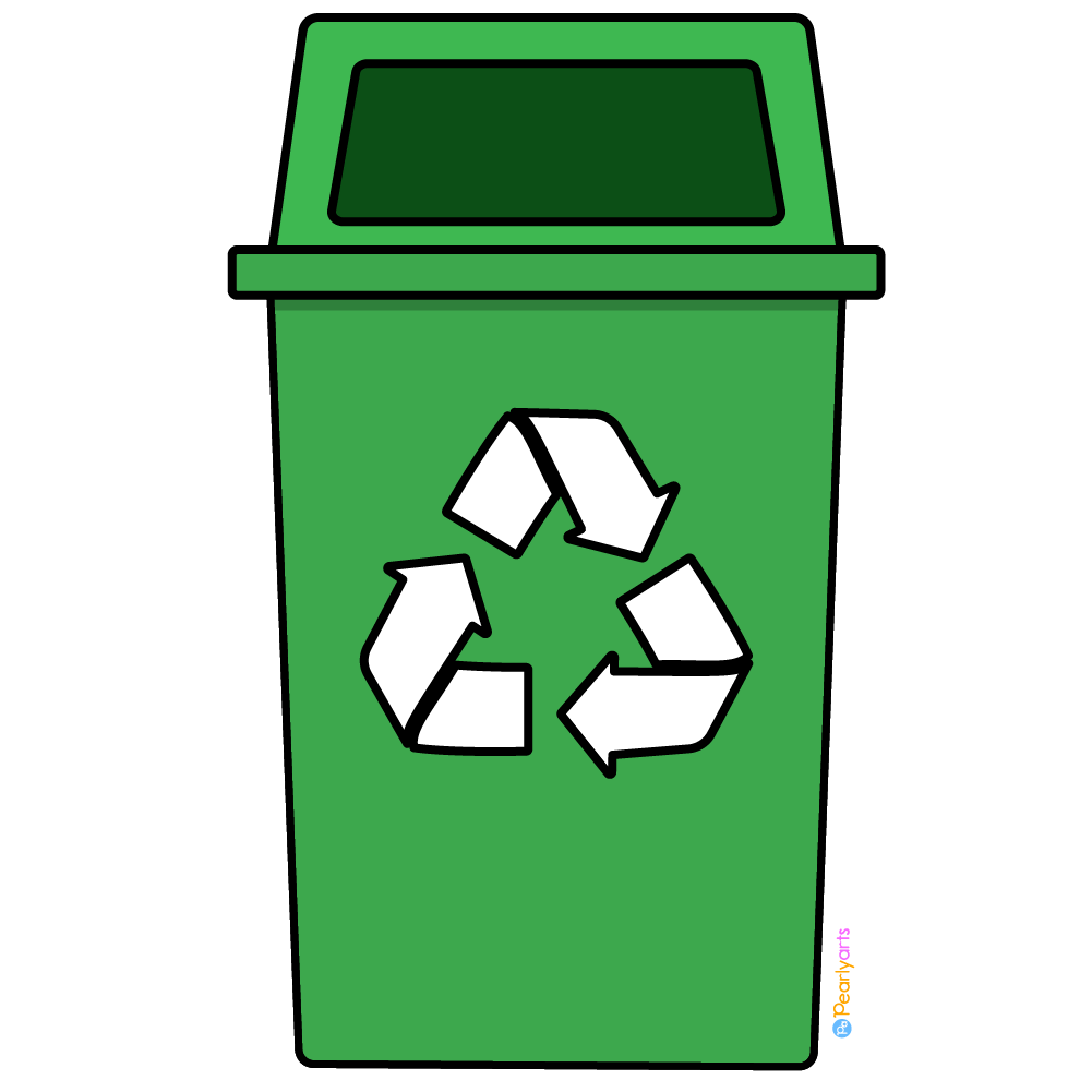 Recycling Bin Icon Eco Friendly Waste Sorting Symbol 3400887 