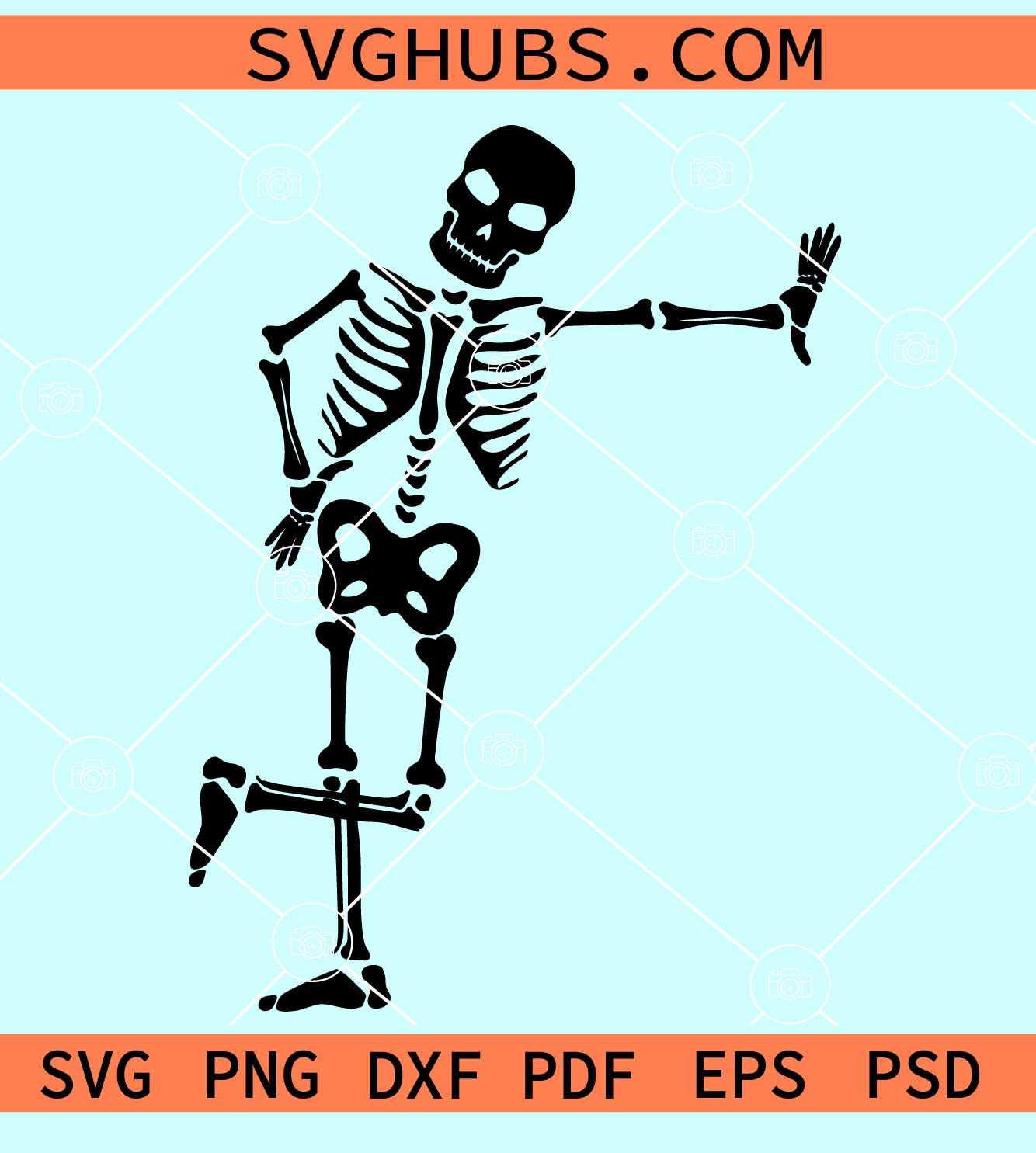 Halloween Skeleton Clip Art Library