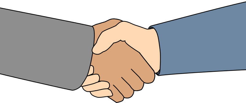 hand shaking - Clip Art Library
