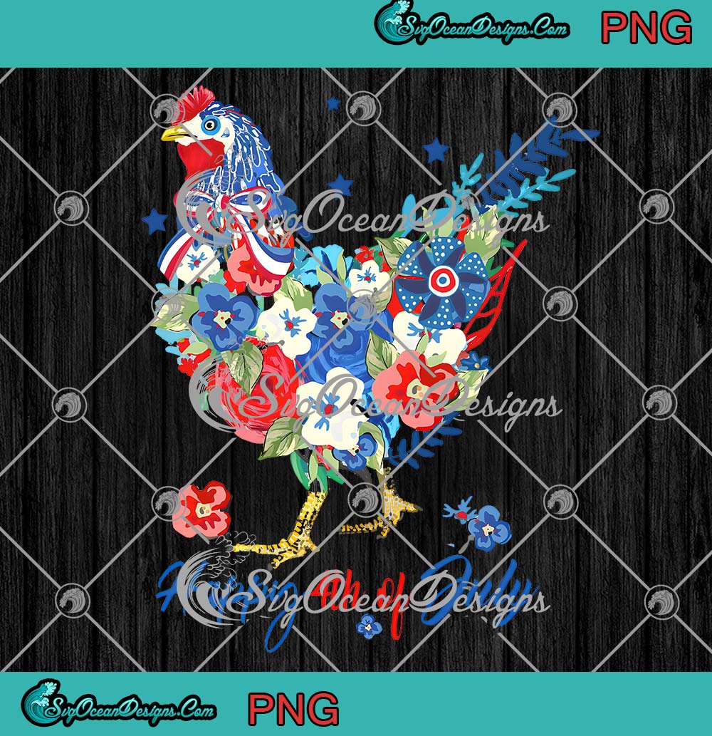 patriotic chickens