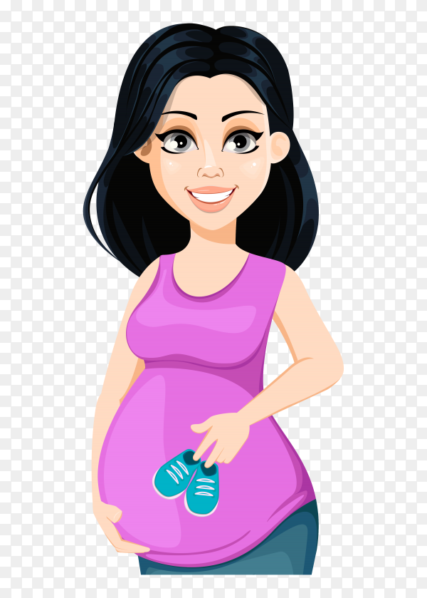 Pregnancy Woman Clip Art Pregnant Women Vector Free Clip Art Library