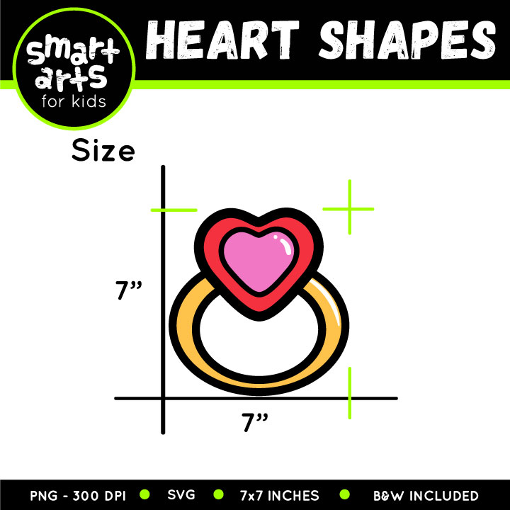Happy Hearts Clip Art by 2 SMART Chicks