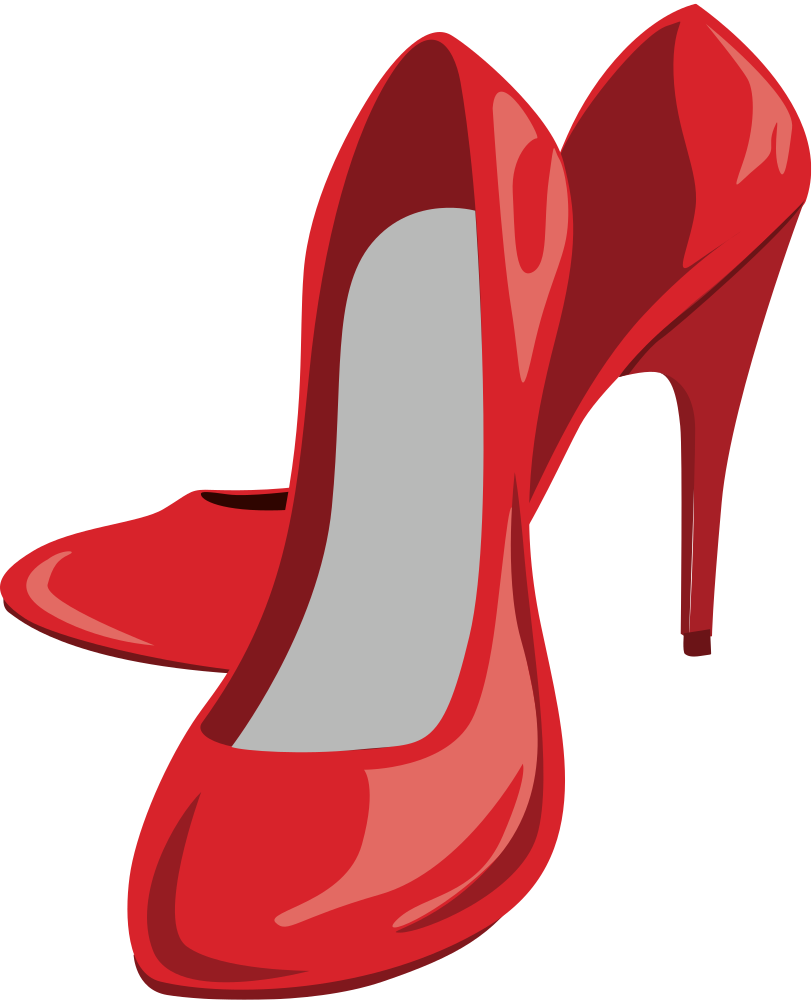 gz18 GrafikZeichnung - women shoe silhouette clipart - high heel - Clip Art  Library