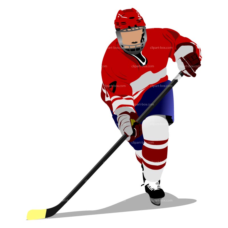 Hockey Player SVG, Hockey Player Clipart, Cut Files For Silhouette ...