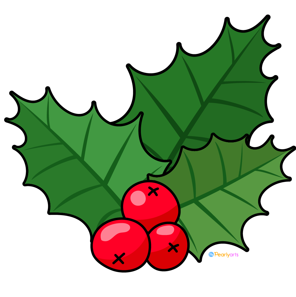 Christmas Holly Set Stock Illustration - Download Image Now