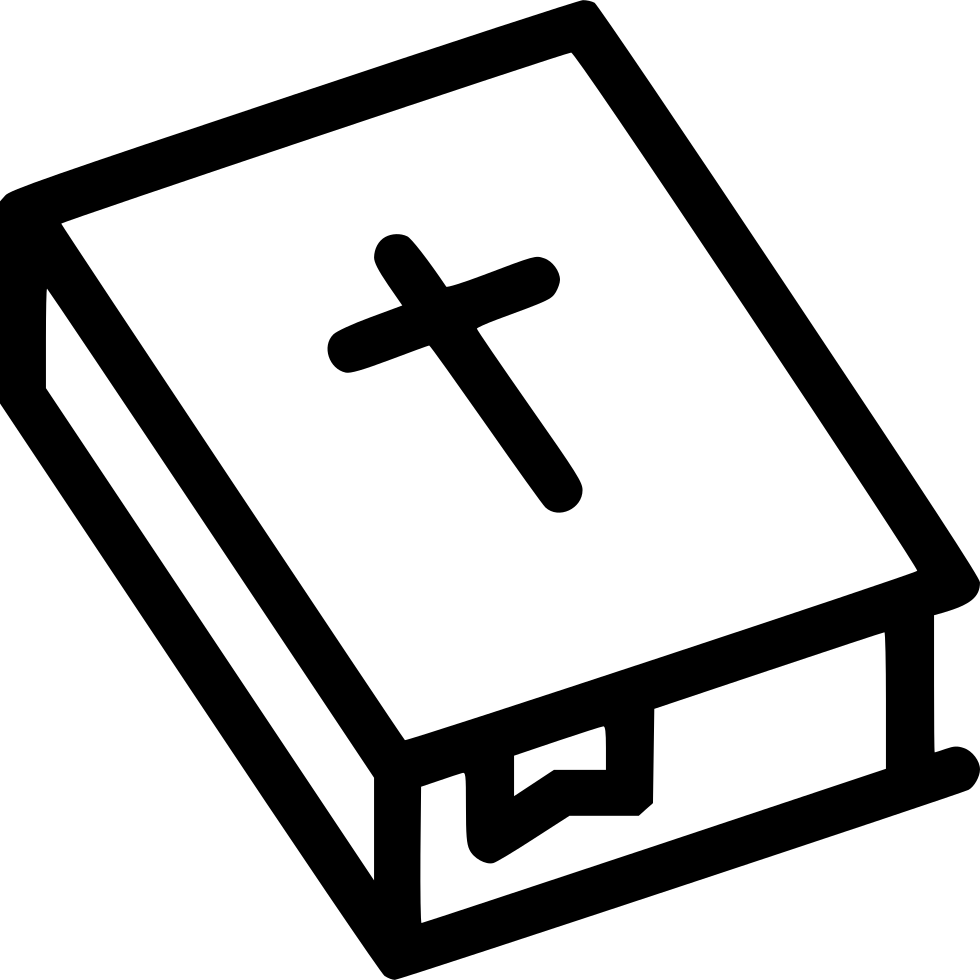 Open Bible With A Cross - Open Bible With Cross Clip Art PNG Image ...