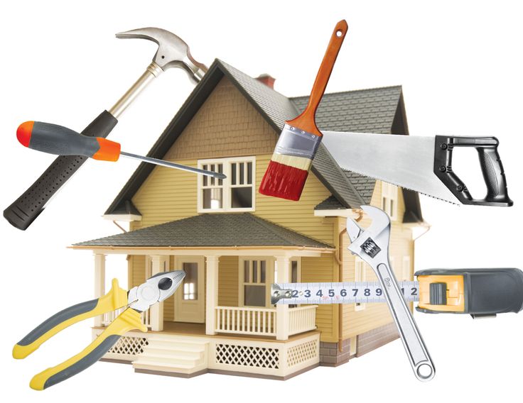 Roof Clipart Home Improvement - Home Repairs And Maintenance - Clip Art ...