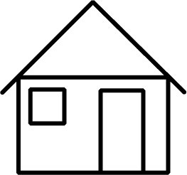 House Icon - Minimalist Home Illustration for Web & Design
