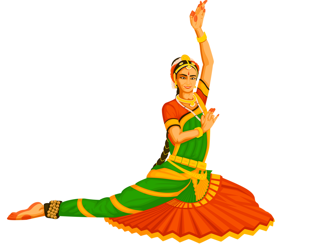 kathak dance clipart