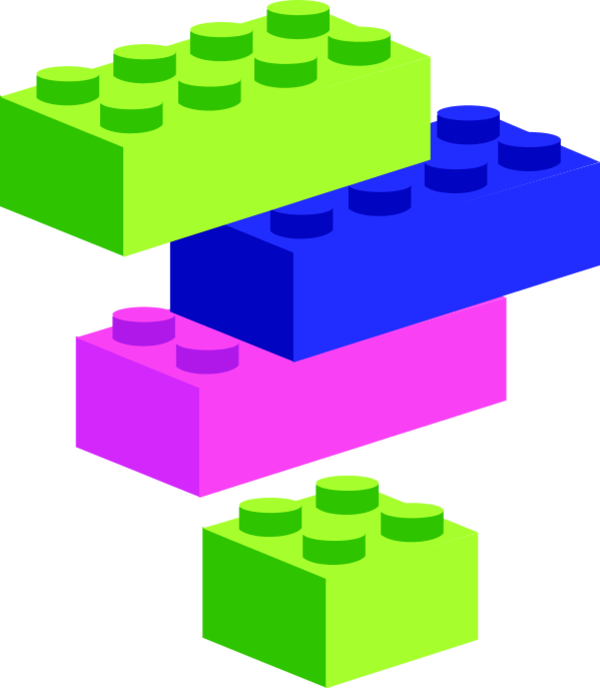 Colorful LEGO Bricks Stack - Creative Building Blocks for Kids & Adults