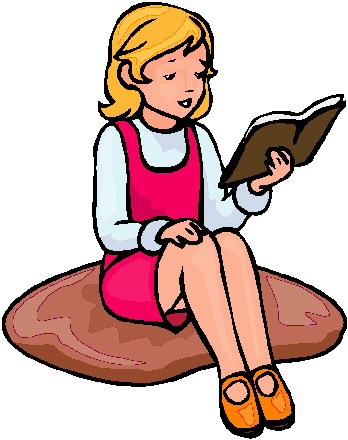Child Reading Book - Free Illustration for Education & Literacy Content