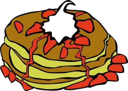 Classic Pancakes with Syrup and Whipped Cream - Illustrated Recipe