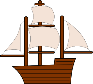 Vintage Sailing Ship Illustration - Nautical Design Resource