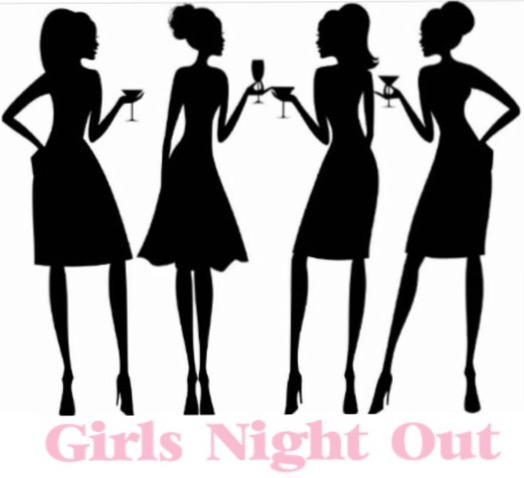 elegant ladies night clip art