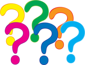 Colorful Question Marks Icon - Visual Symbol of Inquiry and Curiosity