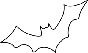 Bat Silhouette Icon - Free Vector Graphic for Halloween & Design Projects