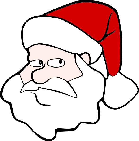 Grumpy Santa Claus Clip Art - Free Download & Usage Guide