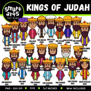 Kings of Judah Clip Art for Kids - Bible History Teaching Resources