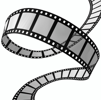 Film Strip Icon - Cinematic Symbol for Media and Entertainment Websites