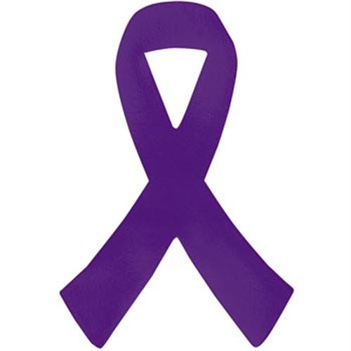 Purple Awareness Ribbon - Symbol of Hope and Support