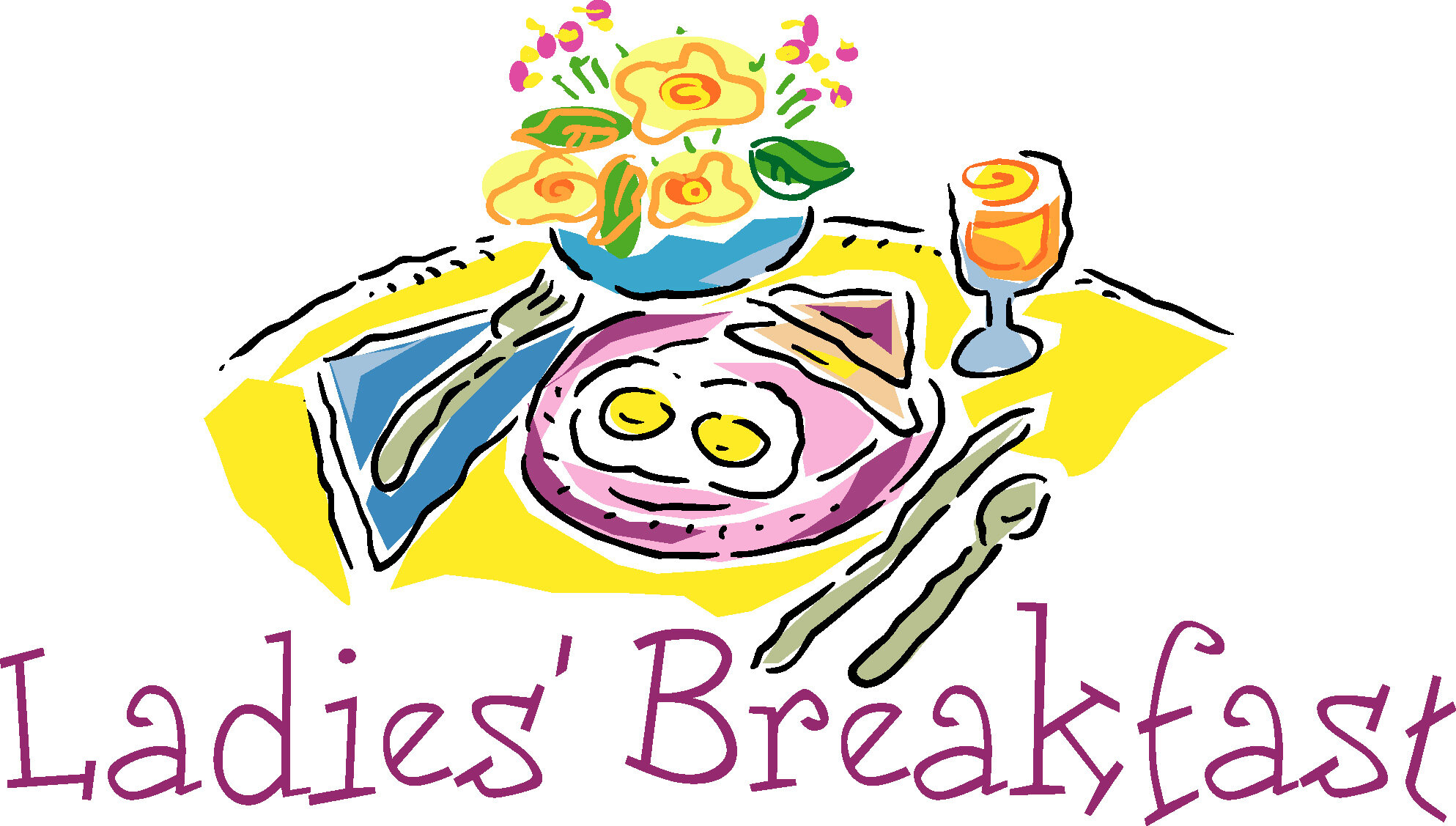 Ladies Breakfast Free Clipart