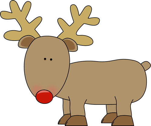 Festive Cartoon Reindeer Clipart - Free Download for Holiday Projects