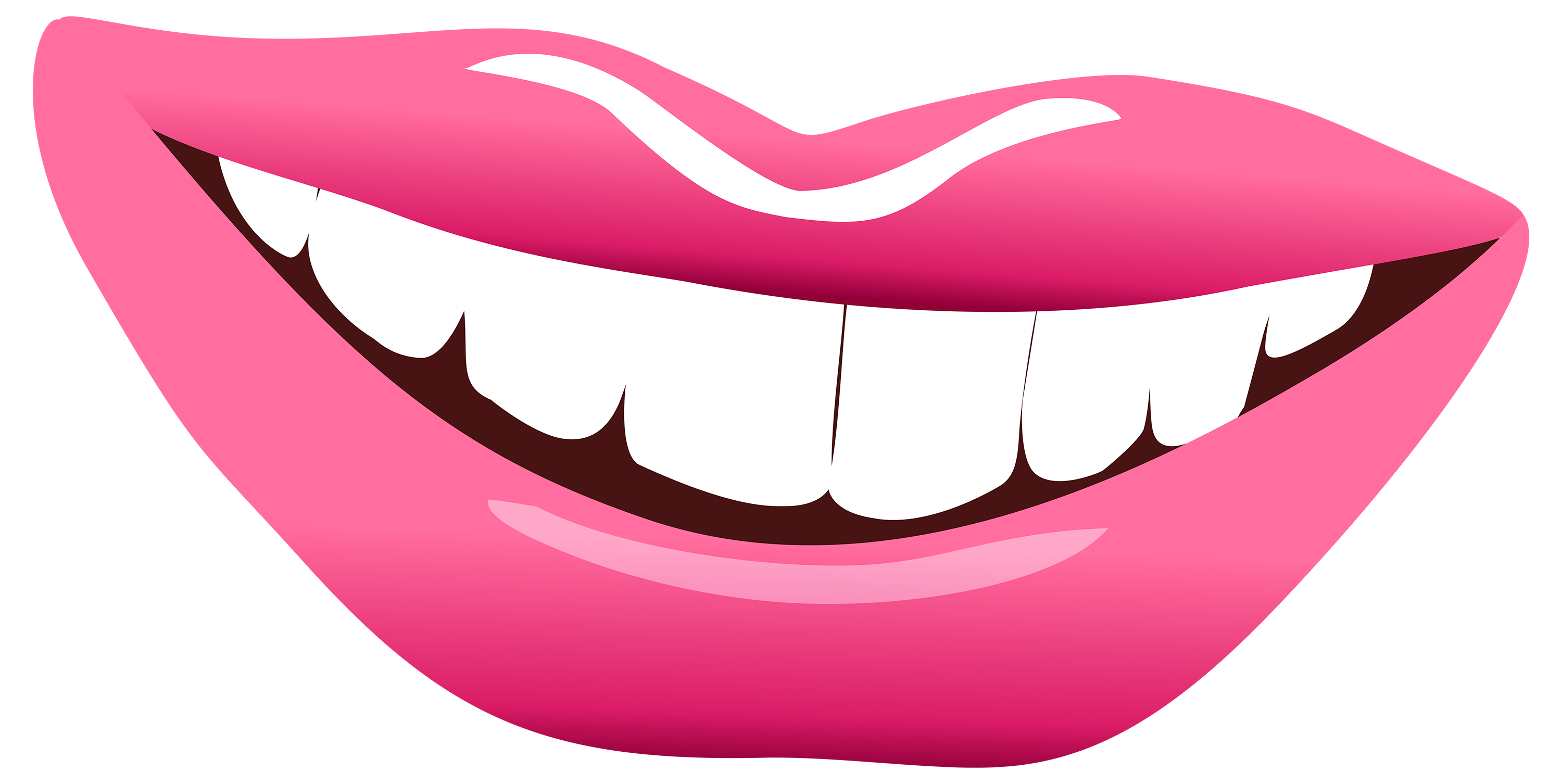 Pink Lips Clip Art At Vector Clip Art Online Royalty Clip Art Library 6831