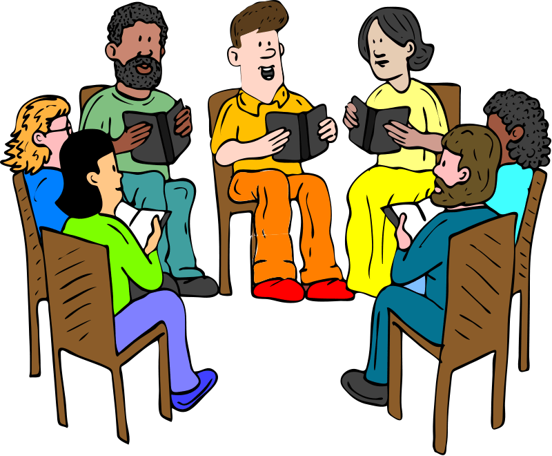 Community Book Club Gathering - Inclusive Reading Circle Illustration