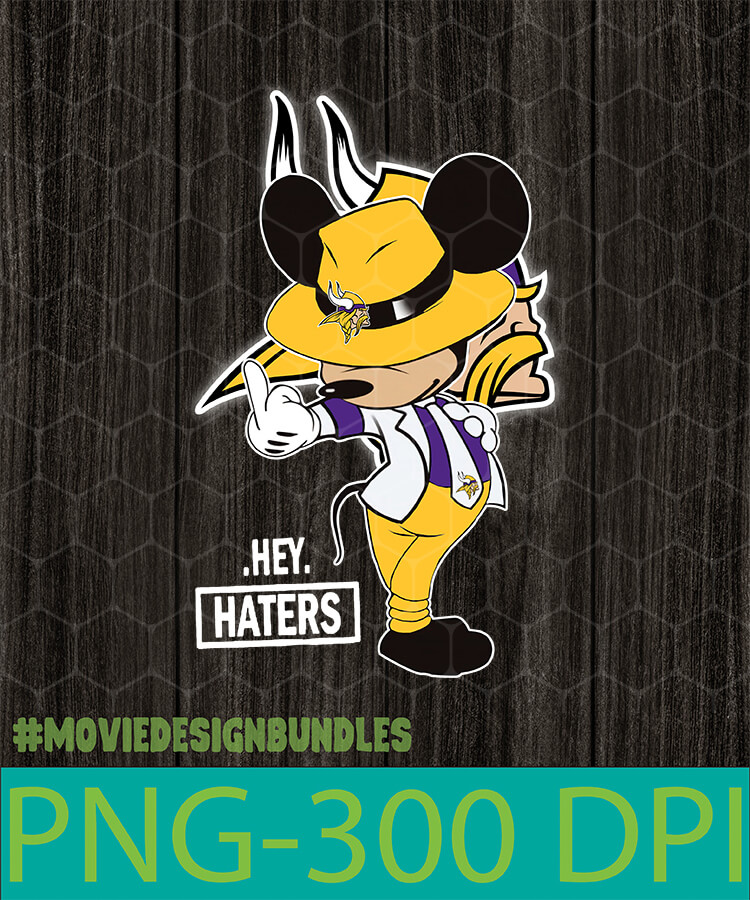 Minnesota Vikings Mickey Mouse Fan Art - High-Res PNG Download