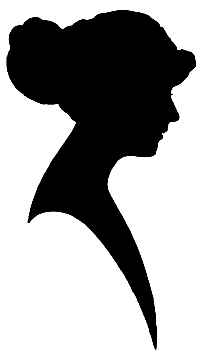 Black silhouette of a standing person with arms raised, viewed from the front.