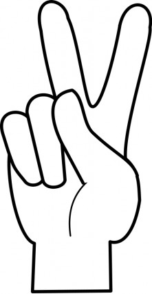 Peace Sign Hand Gesture - Symbol of Harmony and Victory