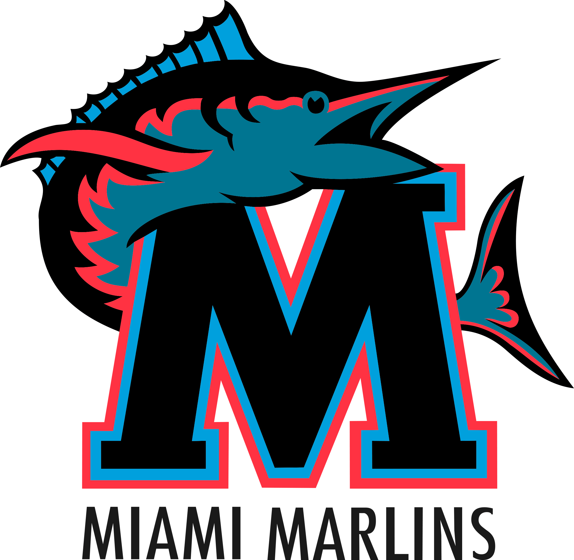 Miami Marlins Logo Brand Font PNG, Clipart, Area, Art, Brand - Clip Art  Library