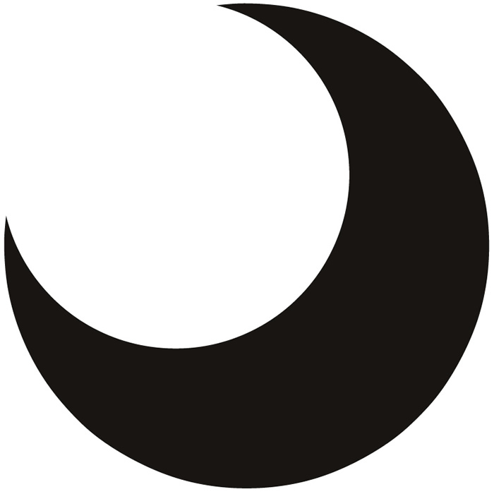 Crescent Moon SVG, Crescent Moon Cut File, Moon Vector, Moon Clipart ...