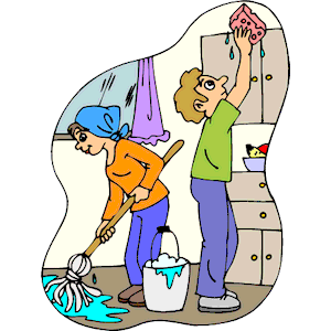 Team Cleaning in Action - Efficient Household Chores Together