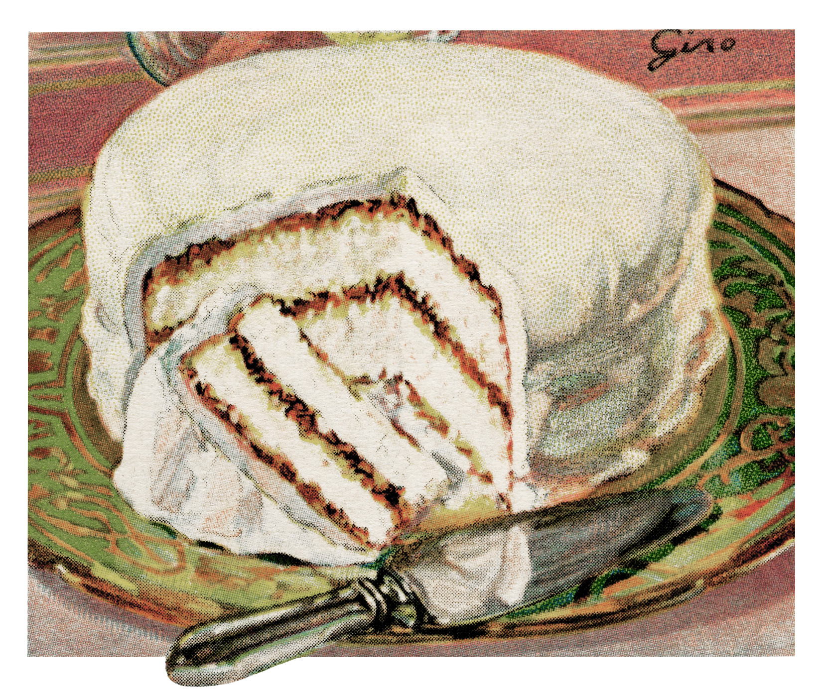 Vintage Cakes Clip Art Library