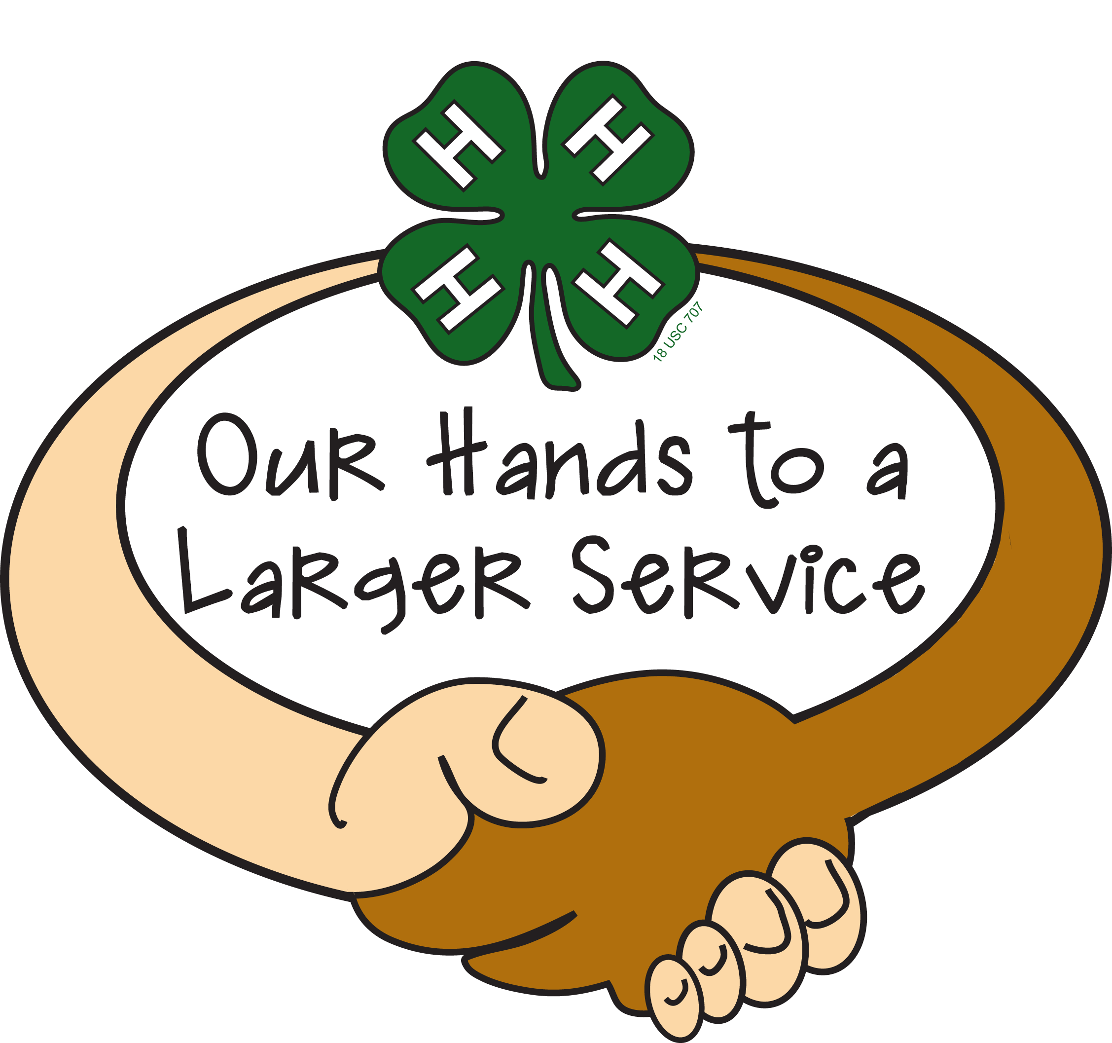 4-H Motto: Our Hands to a Larger Service | Youth Development & Community Service
