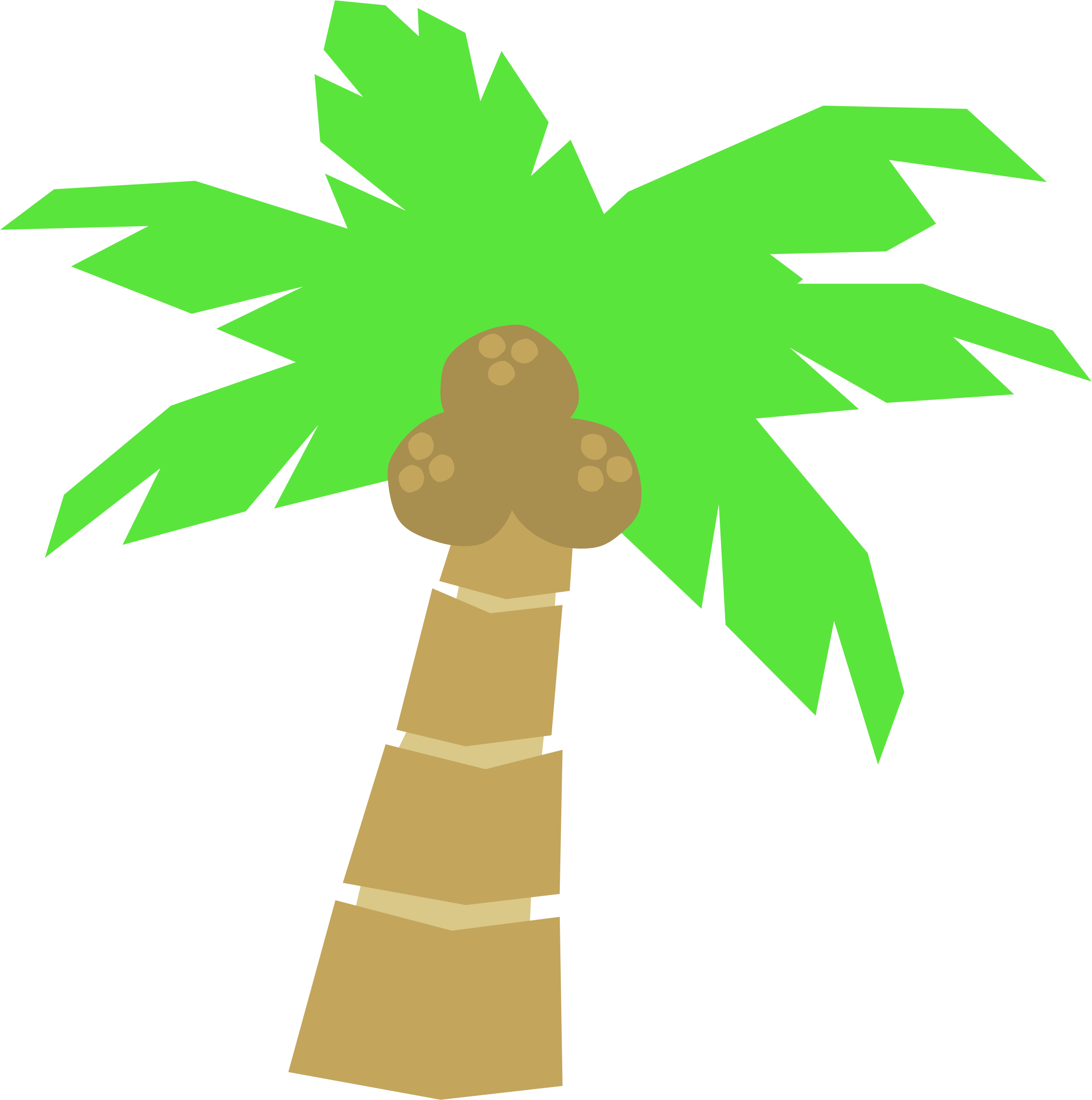 Palm Tree Illustration - Free Vector Graphic for Tropical Designs