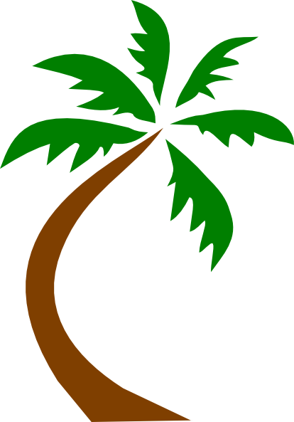 Palm Tree Illustration - Tropical Icon for Travel & Resort Websites