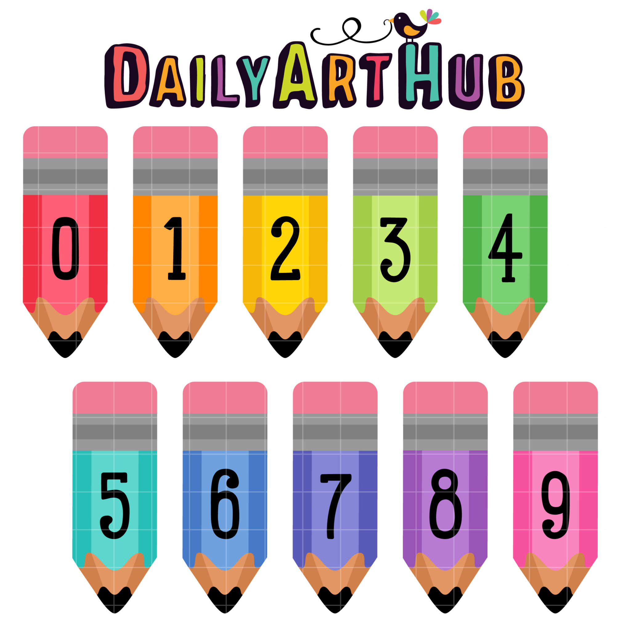 numbers art - Clip Art Library