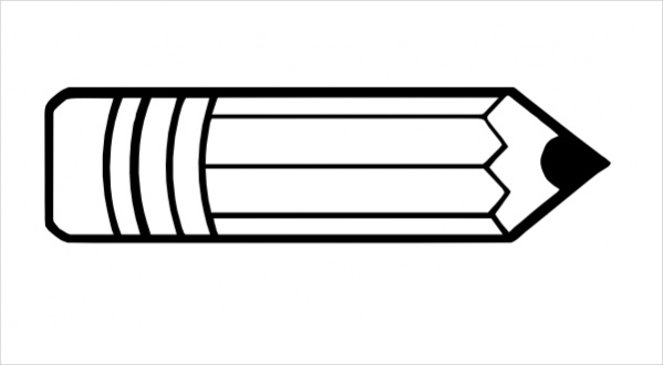 Classic Wooden Pencil Illustration - Free Vector Clipart