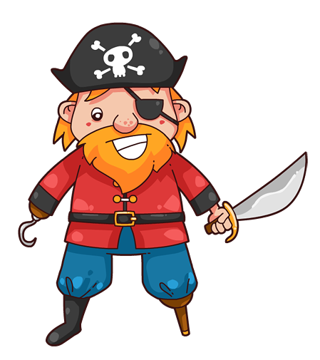 Pirate Clip Art, Pirates Clipart, Pirate Ship SVG, Treasure Island Set  INSTANT DOWNLOAD 0007