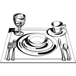 Place Setting Clip Art at Clker.com - vector clip art online - Clip Art ...